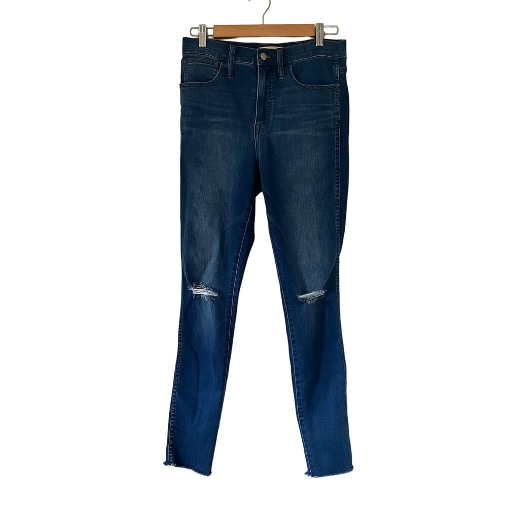 Madewell Size 28 10" Roadtripper Distressed High Rise Jeans